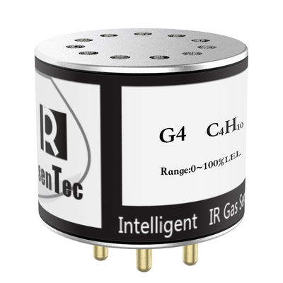 El sensor de gas infrarrojo YJJ G4-C4H10 para isobutano tiene dos salidas de señal para la medición de la concentración