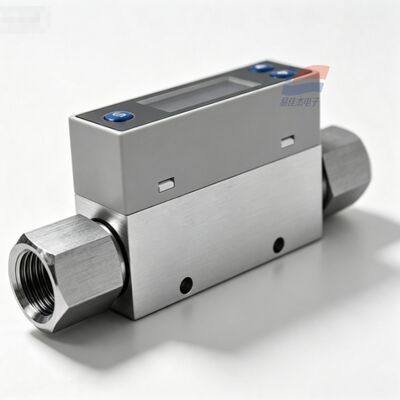 YJJ TC5200-04-C1000-A-C6-P3 Medidor de flujo másico MEMS con rosca G1/4 para monitorización de gas en laboratorio