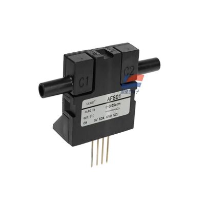 YJJ AFS01 Thermal Mass Micro Flow Sensor 0-±200sccm I2C for Ventilator and Laboratory Gas Mixing