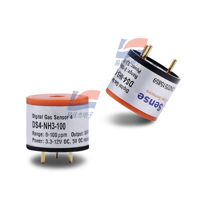 DS4-NH3 Sensor de gas electroquímico de polímero sólido &lt; 2 min Tiempo de estabilización