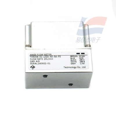 Rango de temperatura del sensor de flujo industrial de -20°C a 70°C para un control mejorado del flujo de masa de gas de microflujo TC5008-01-L020-AE-R4-P3