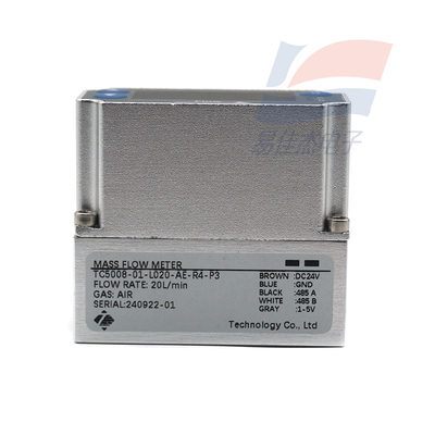 Rango de temperatura del sensor de flujo industrial de -20°C a 70°C para un control mejorado del flujo de masa de gas de microflujo TC5008-01-L020-AE-R4-P3