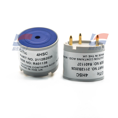 4HSC Sensor de gas de sulfuro de hidrógeno H2S TBC Principio de funcionamiento de 3 electrodos Sensibilidad electroquímica* 0,7 ± 0,15 μA/ppm