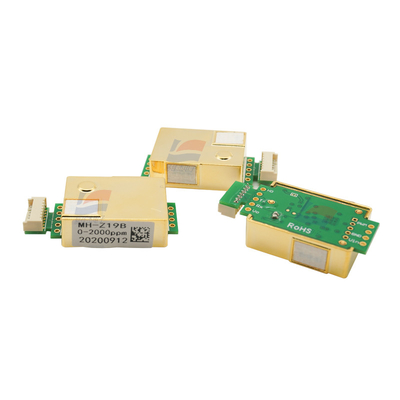 YJJ MH-Z19C Sensor de gases de CO2 para equipos de refrigeración HVAC Características: el sensor de gases de dióxido de carbono MH-Z19C (en lo sucesivo, el sensor) es un pequeño sensor inteligente general