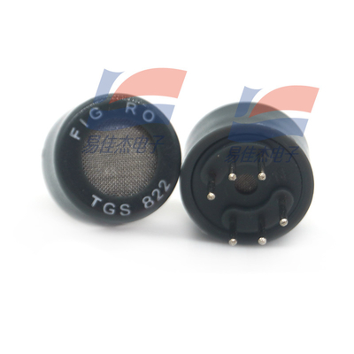 Sensor de gas TGS822 Vapores de disolventes orgánicos (alcohol) Sensor de alta sensibilidad al etanol y otros disolventes orgánicos para detectores de alcohol Fábrica de limpiadores secos Industria de semiconductores