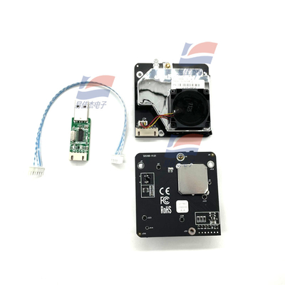 YJJ SDS198 TSP/PM100 Sensor de polvo tamaño pequeño Gran rendimiento con voltaje nominal de 5V y corriente nominal de 90mA±10mA