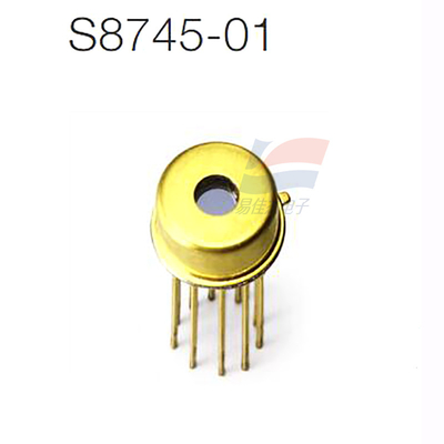 S8745-01 Fotodiodo de silicio con preamplificador, sensor de bajo ruido, resistencia de retroalimentación integrada y condensador