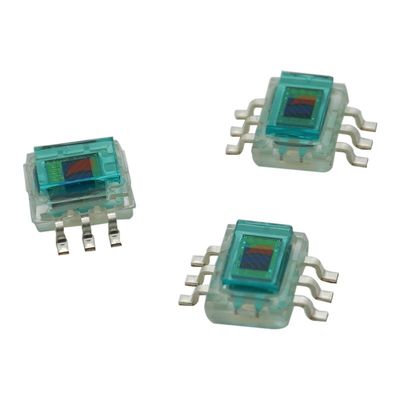 Sensor de color encapsulado de plástico S9706 Medición simultánea de tricolor RGB -20 a 85 grados Celsius
