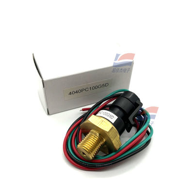 YJJ 4040PC100G5D 0-100psi Sensor de presión de la interfaz del gatillo de acero inoxidable 5VDC Fuente de alimentación -45C a 125C
