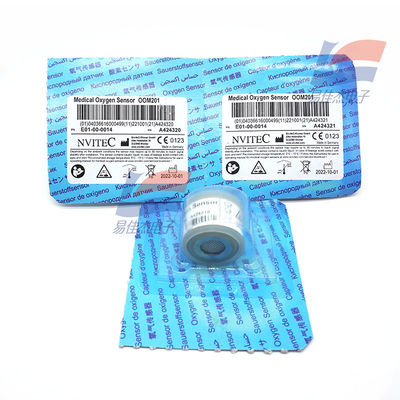 YJJ OOM201 0-100% Sensor de concentración de oxígeno Batería de oxígeno Equipo de anestesia y respiración