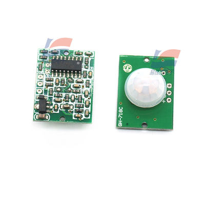 YJJ GH-718A/B/C Módulo de sensores de infrarrojos humanos termoluminiscentes en miniatura