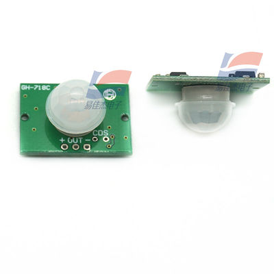 YJJ GH-718A/B/C Módulo de sensores de infrarrojos humanos termoluminiscentes en miniatura