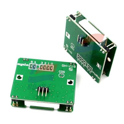 El módulo de desplazamiento de detección de microondas YJJ GH-719 utiliza el principio del radar Doppler a 10,525 GHz