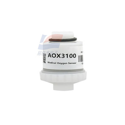 Sensor de oxígeno de rango completo AOX3100 sin plomo Sensor de concentración de oxígeno electroquímico con compensación de temperatura para ventiladores médicos y equipos de anestesia