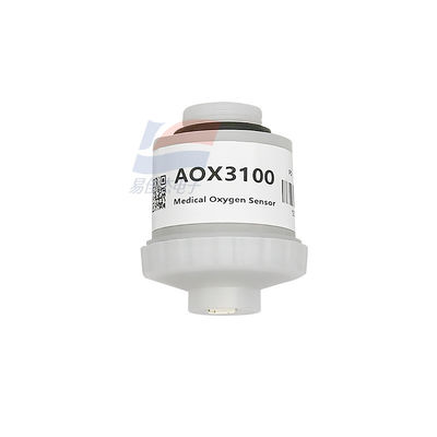 Sensor de oxígeno de rango completo AOX3100 sin plomo Sensor de concentración de oxígeno electroquímico con compensación de temperatura para ventiladores médicos y equipos de anestesia