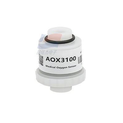 Sensor de oxígeno de rango completo AOX3100 sin plomo Sensor de concentración de oxígeno electroquímico con compensación de temperatura para ventiladores médicos y equipos de anestesia