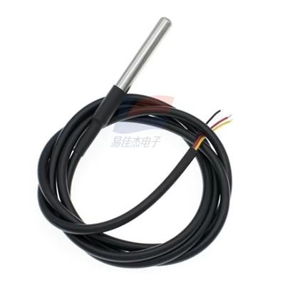 YJJ DS18B20 Sonda de sensor de temperatura digital para la detección de la temperatura del agua con carcasa impermeable de acero inoxidable