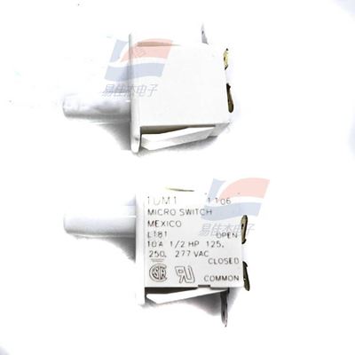 YJJ 1DM1 Microinterruptor básico/interruptor de acción rápida 10A 277VAC de pistón de un solo polo de doble lanzamiento