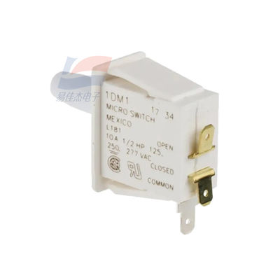 YJJ 1DM1 Microinterruptor básico/interruptor de acción rápida 10A 277VAC de pistón de un solo polo de doble lanzamiento