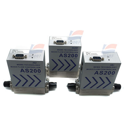 AS200 AS200S Controlador de flujo másico de gas de alta precisión de aleación de aluminio aire Medidor de flujo de microgas