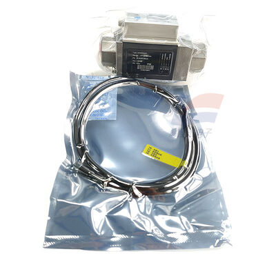 YJJ AFD4020A33 Sensor de flujo de agua líquida de vórtice 2-16L/min RS485 con visualización de temperatura para productos químicos