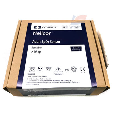 Sensor de SpO2 reutilizable DS100A para adultos con conector DB9 de 9 pines