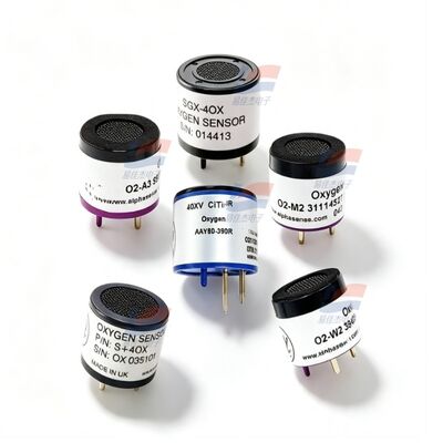 YJJ O2-W2 Sensor electroquímico de oxígeno 0-30%Vol para módulo portátil de detección de gases en espacios confinados