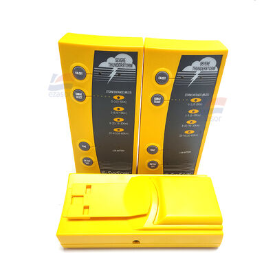 Detector de rayos portátil SkyScan P5-3, luz LED, detección de rayos y truenos