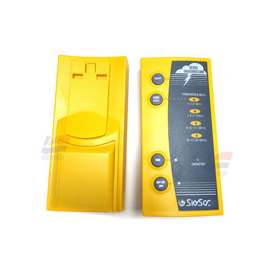 Detector de rayos portátil SkyScan P5-3, luz LED, detección de rayos y truenos
