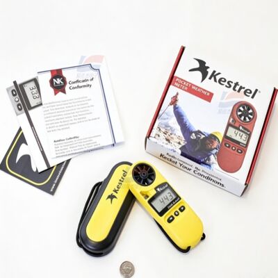 Medidor de clima portátil YJJ Kestrel NK3500 | Anemómetro para pulverización agrícola y HVAC