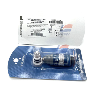 MAX250E R125P03-002 Sensor de gas de oxígeno Electroquímico disuelto para el equipo de respiración