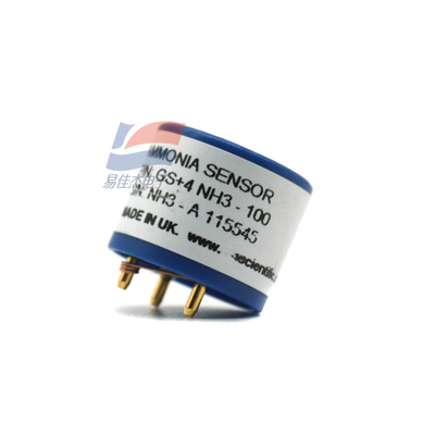 GS+4NH3-100 Sensor de gas de resolución de 1 ppm con carga máxima de 200 ppm Tiempo de respuesta T90 de 40 segundos