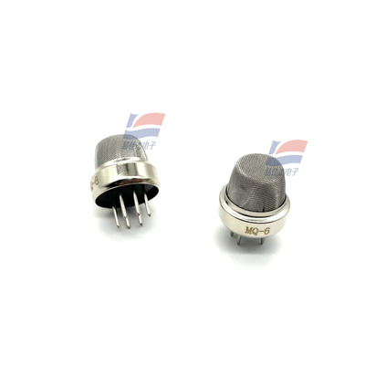 Sensor de gas combustible MQ-6 para alarma de fuga de gas doméstico Resistencia a la carga ajustable y resistencia al calentamiento